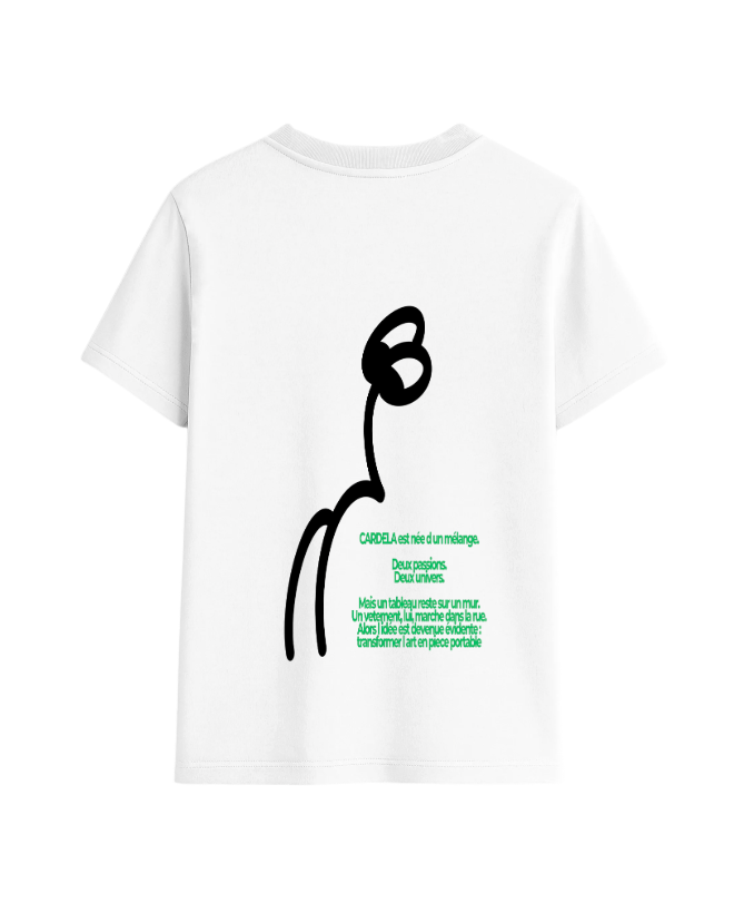 Tee Shirt HISTOIRE DE CARDELA BLANC - POP UP TOULOUSE